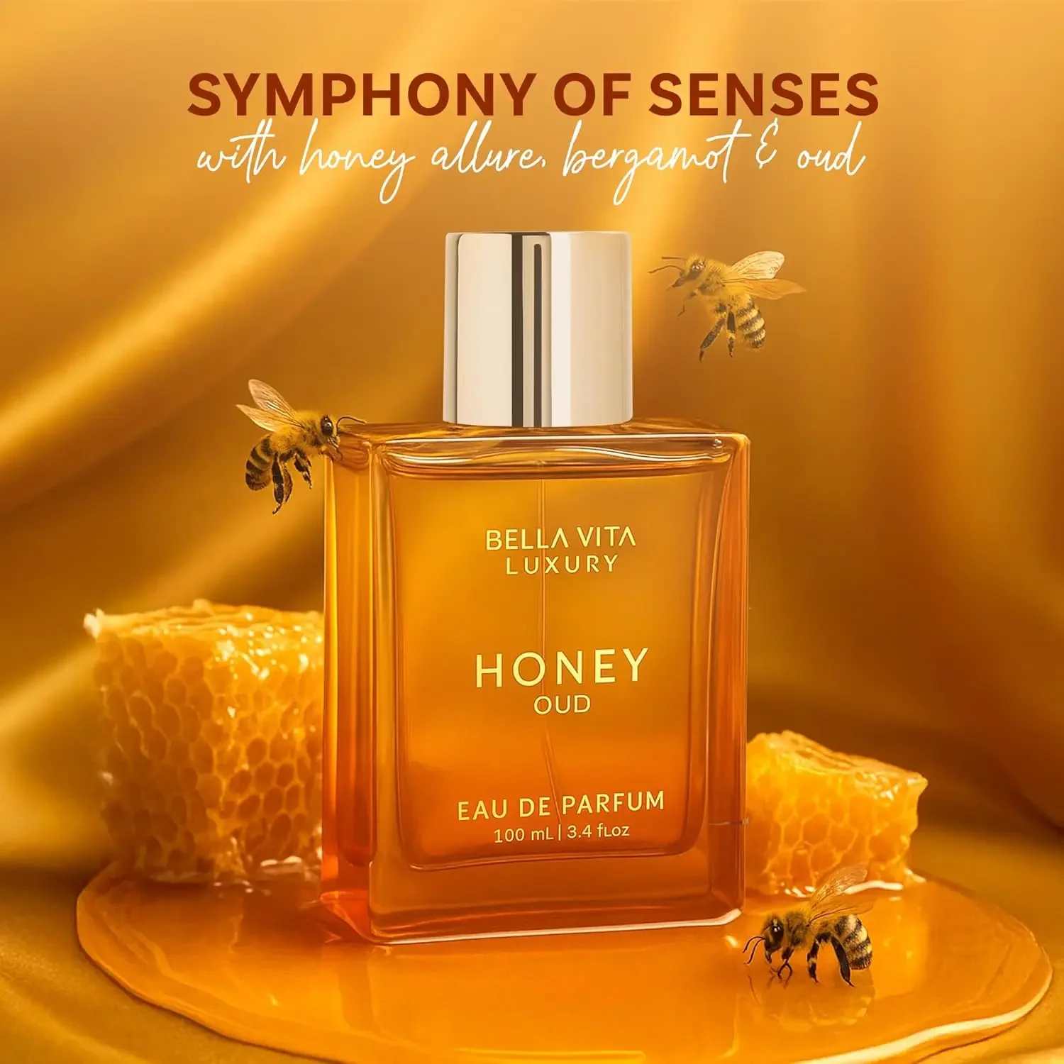 Perfume Quality Fragrance Oils - BellaVita Luxury Honey Oud EDP 3,4