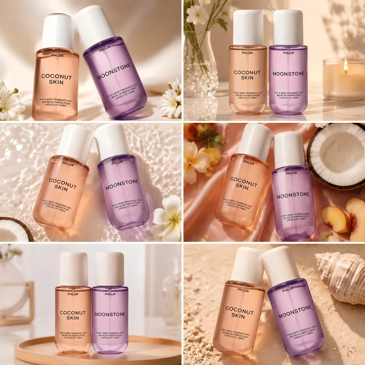 Fragrance And Perfume - Набор ароматических спреев для тела и